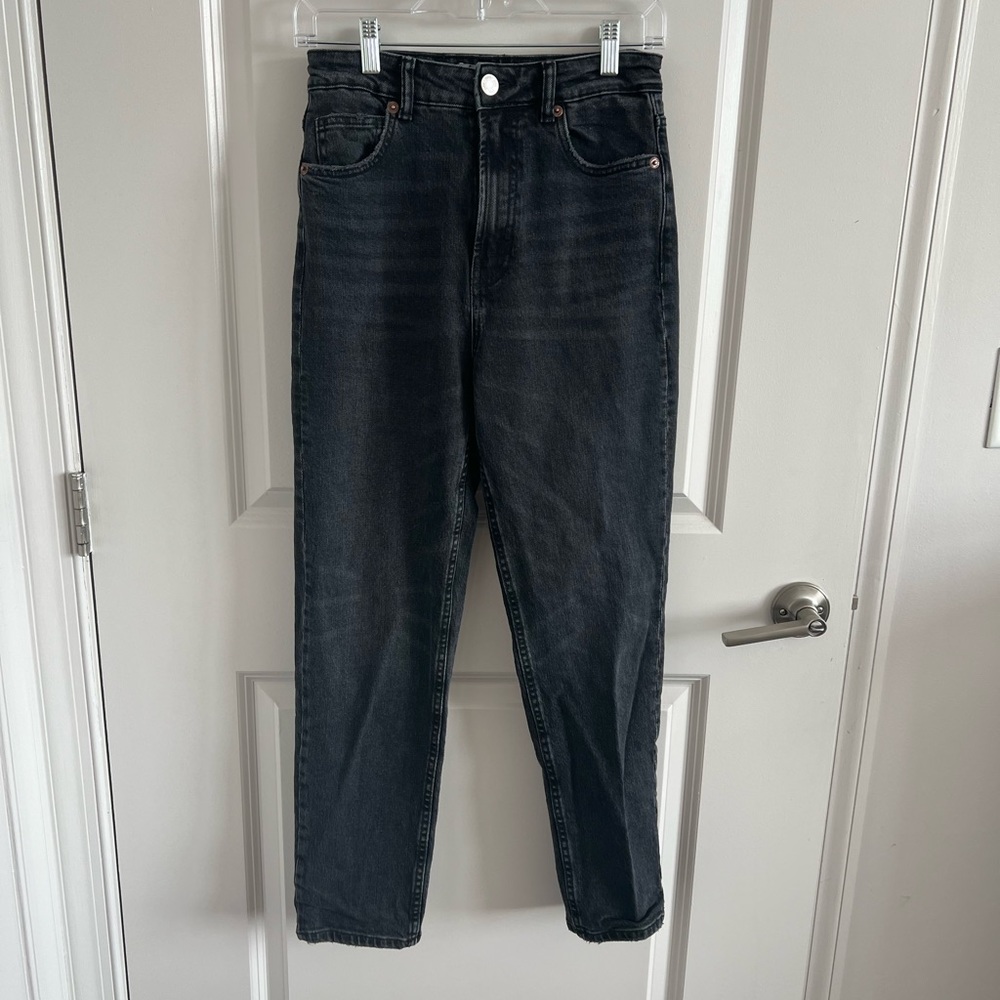 Zara Classic High Rise Mom Jean 4